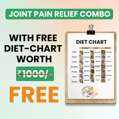 Say goodbye to Joint Pain in few weeks + Diet Chart + Doctor Consultation ( FREE)