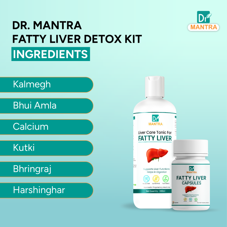 Say goodbye to fatty liver in few weeks + diet chart + doctor consultation ( FREE) -Pack of 4